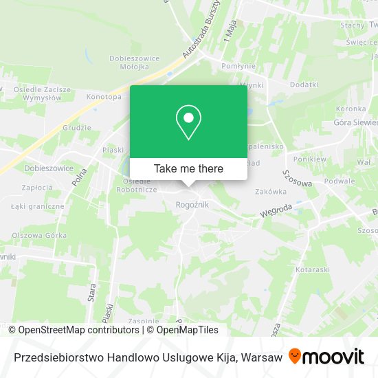 Przedsiebiorstwo Handlowo Uslugowe Kija map