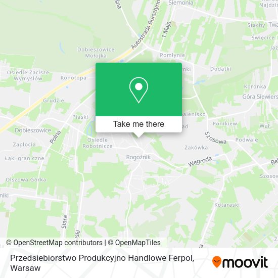 Przedsiebiorstwo Produkcyjno Handlowe Ferpol map