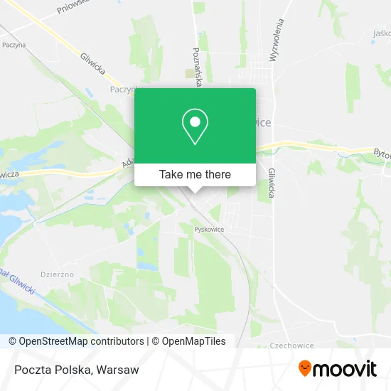 Карта Poczta Polska