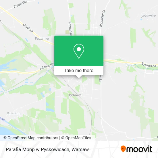 Карта Parafia Mbnp w Pyskowicach