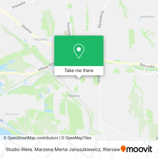 Studio Wera. Marzena Merta-Januszkiewicz map