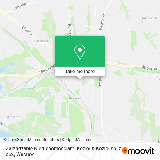 Zarządzanie Nieruchomościami Kozioł & Kozioł sp. z o.o. map