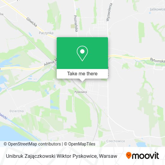 Unibruk Zajączkowski Wiktor Pyskowice map