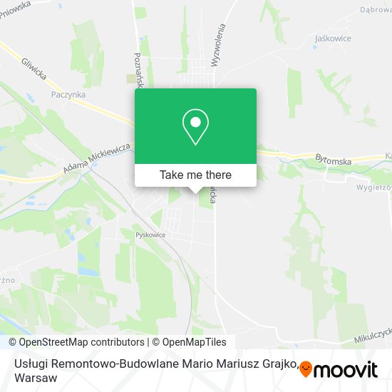 Usługi Remontowo-Budowlane Mario Mariusz Grajko map