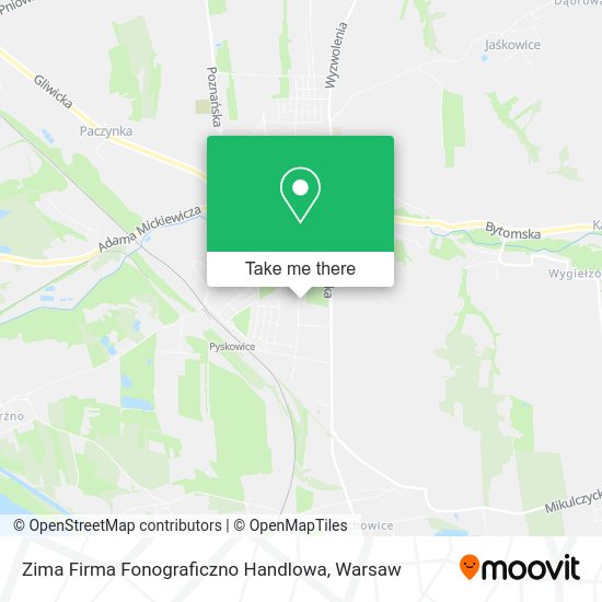 Zima Firma Fonograficzno Handlowa map