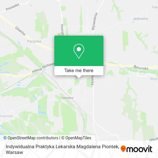 Indywidualna Praktyka Lekarska Magdalena Piontek map