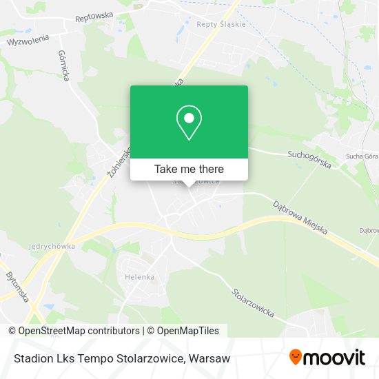 Stadion Lks Tempo Stolarzowice map