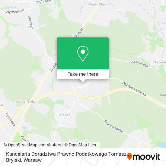 Kancelaria Doradztwa Prawno Podatkowego Tomasz Brylski map