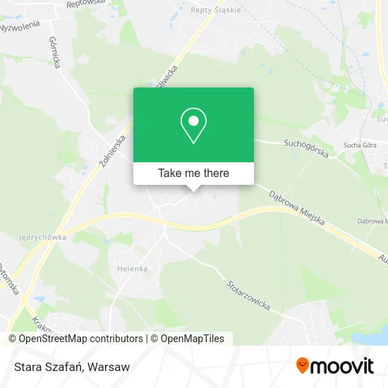 Stara Szafań map