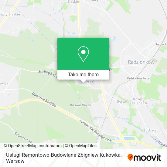 Usługi Remontowo-Budowlane Zbigniew Kukowka map