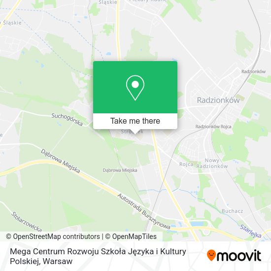 Mega Centrum Rozwoju Szkoła Języka i Kultury Polskiej map