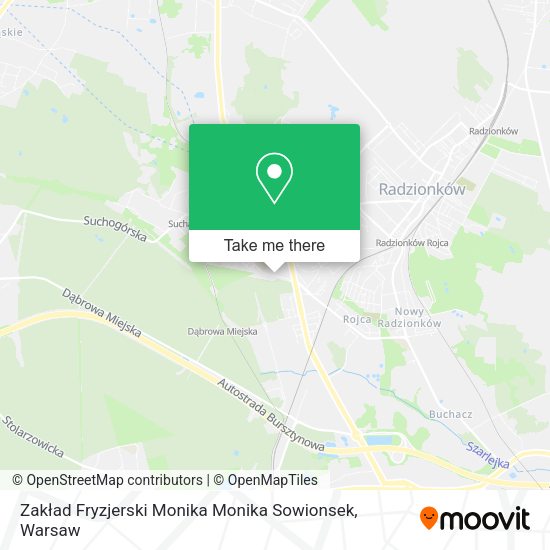 Zakład Fryzjerski Monika Monika Sowionsek map