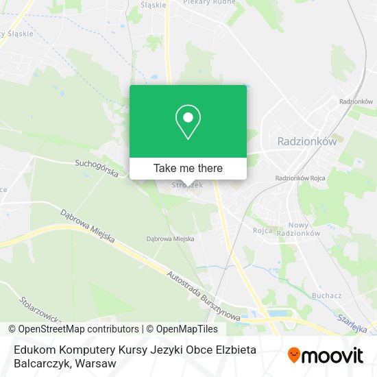 Edukom Komputery Kursy Jezyki Obce Elzbieta Balcarczyk map