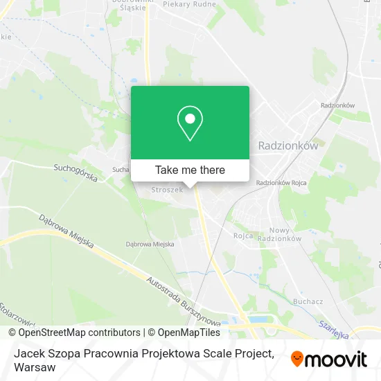 Карта Jacek Szopa Pracownia Projektowa Scale Project