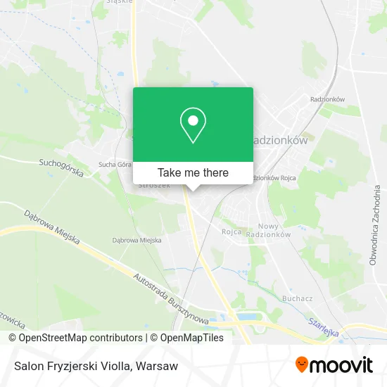 Карта Salon Fryzjerski Violla