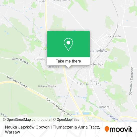 Карта Nauka Języków Obcych i Tłumaczenia Anna Tracz