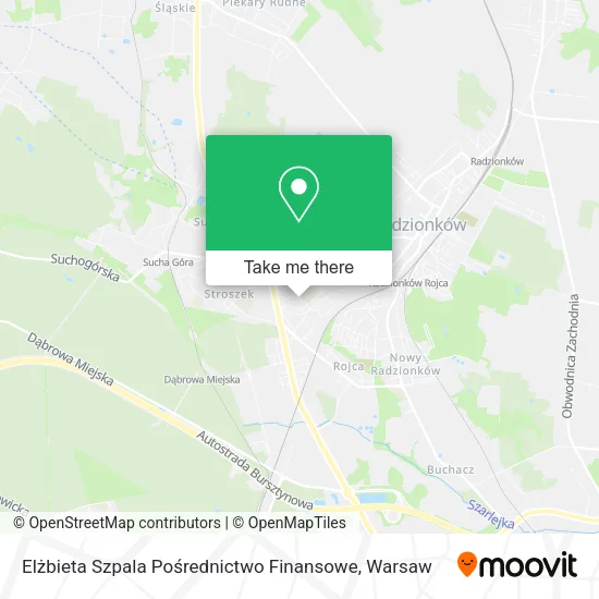 Карта Elżbieta Szpala Pośrednictwo Finansowe