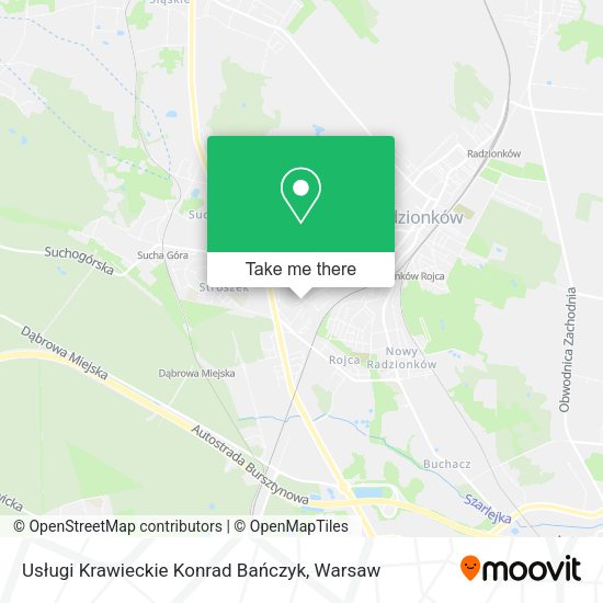 Usługi Krawieckie Konrad Bańczyk map