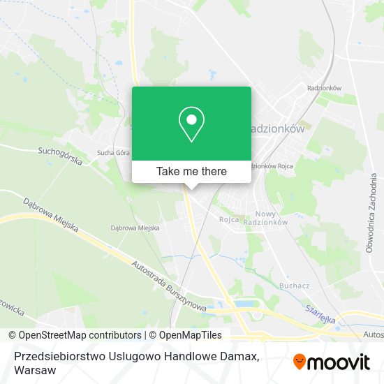 Przedsiebiorstwo Uslugowo Handlowe Damax map