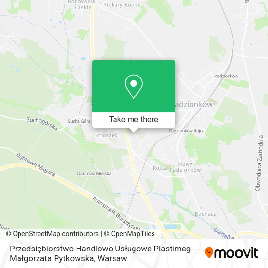Карта Przedsiębiorstwo Handlowo Usługowe Plastimeg Małgorzata Pytkowska