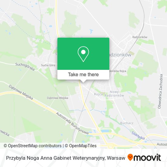 Przybyla Noga Anna Gabinet Weterynaryjny map