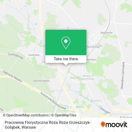 Pracownia Florystyczna Róża Róża Grzeszczyk-Gołąbek map