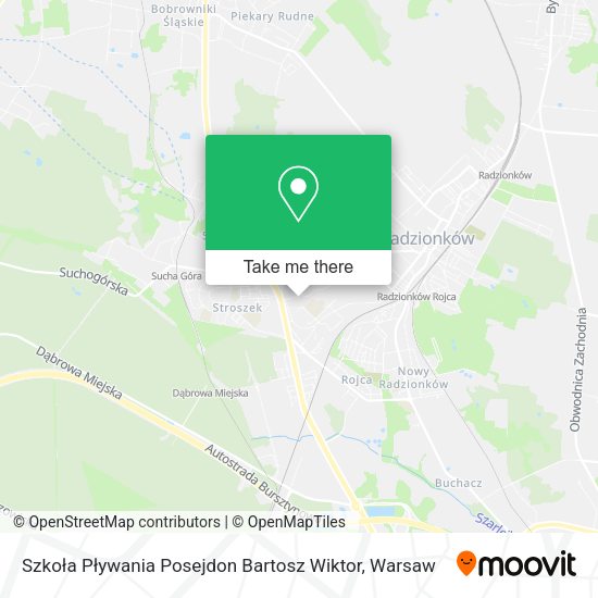 Szkoła Pływania Posejdon Bartosz Wiktor map