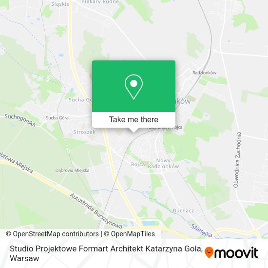 Studio Projektowe Formart Architekt Katarzyna Gola map