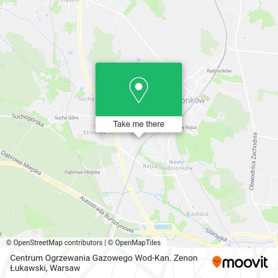 Centrum Ogrzewania Gazowego Wod-Kan. Zenon Łukawski map