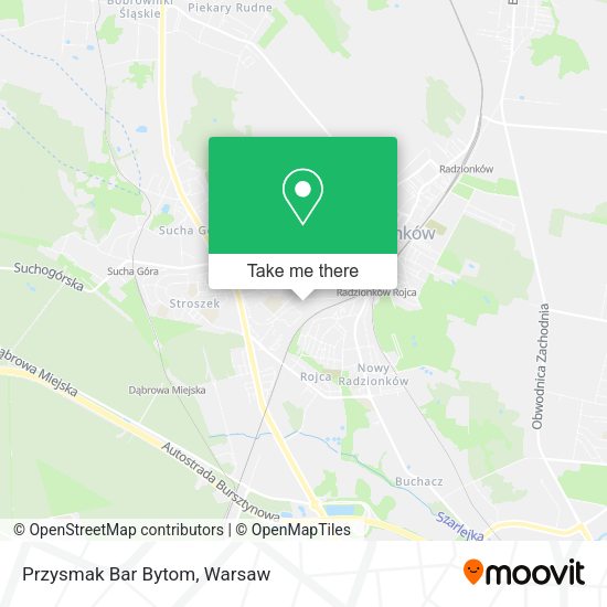 Przysmak Bar Bytom map