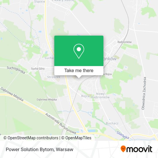 Power Solution Bytom map