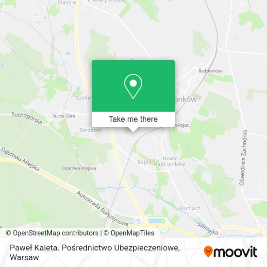 Paweł Kaleta. Pośrednictwo Ubezpieczeniowe map