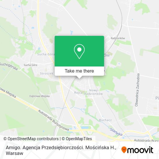 Карта Amigo. Agencja Przedsiębiorczości. Mościńska H.