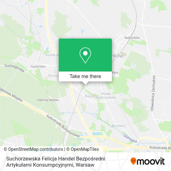 Suchorzewska Felicja Handel Bezpośredni Artykułami Konsumpcyjnymi map