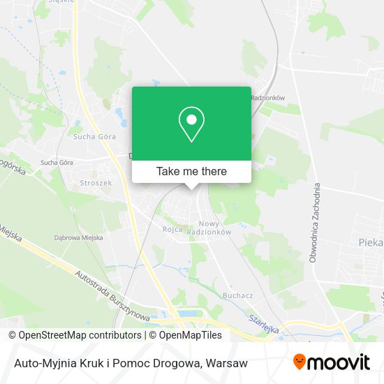 Auto-Myjnia Kruk i Pomoc Drogowa map