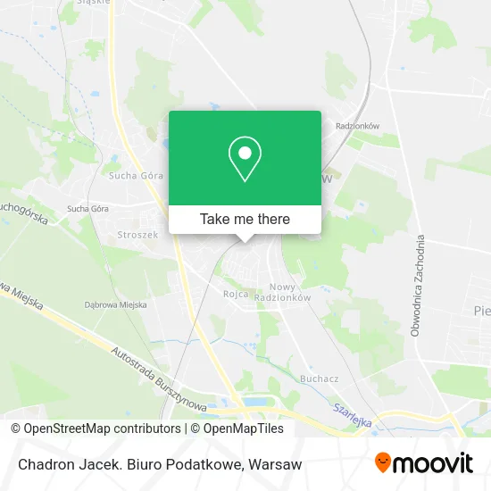 Карта Chadron Jacek. Biuro Podatkowe