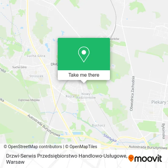 Карта Drzwi-Serwis Przedsiębiorstwo Handlowo-Usługowe