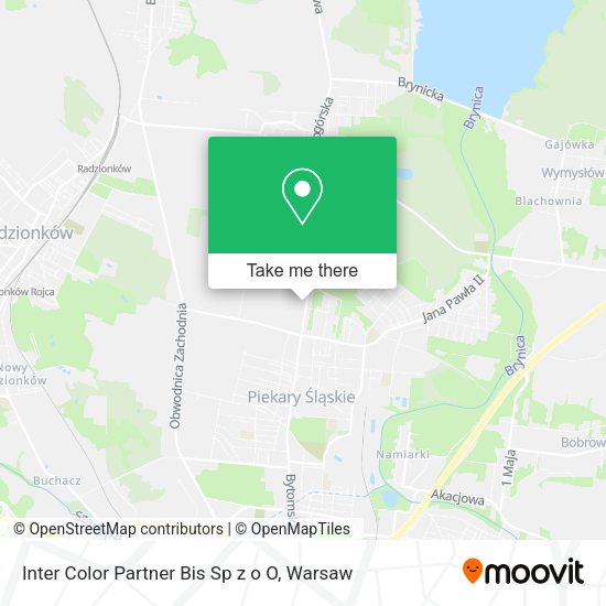 Inter Color Partner Bis Sp z o O map