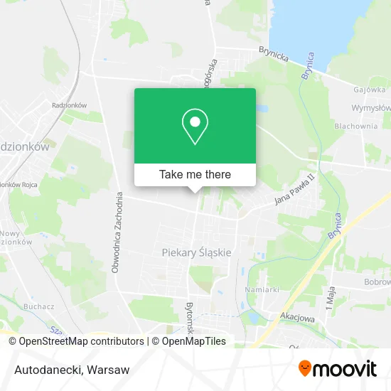 Карта Autodanecki