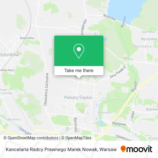 Карта Kancelaria Radcy Prawnego Marek Nowak