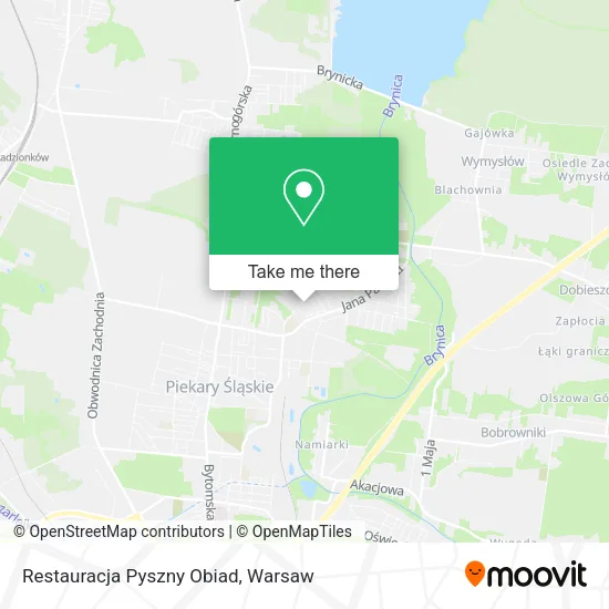 Карта Restauracja Pyszny Obiad