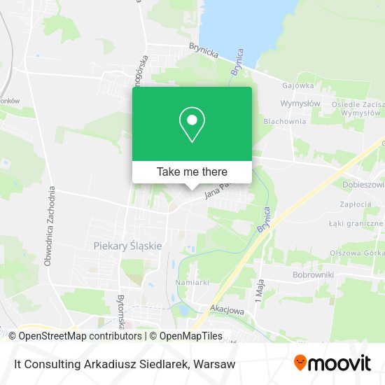 It Consulting Arkadiusz Siedlarek map
