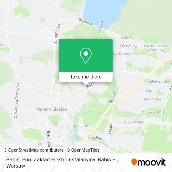 Babis. Fhu. Zakład Elektroinstalacyjny. Babis E. map