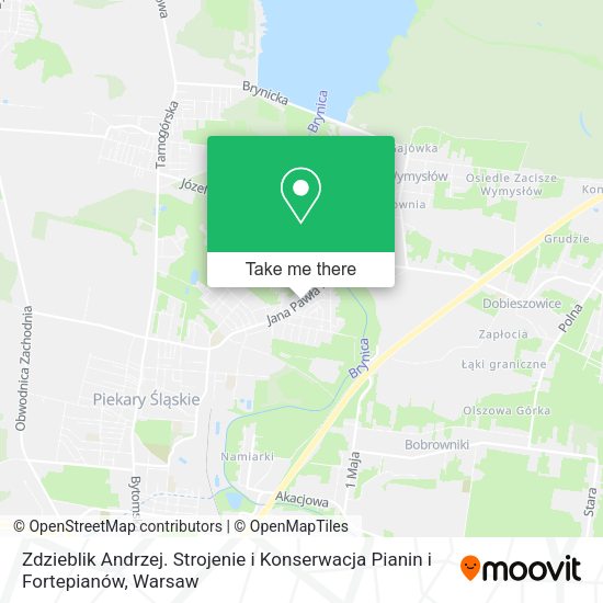 Zdzieblik Andrzej. Strojenie i Konserwacja Pianin i Fortepianów map