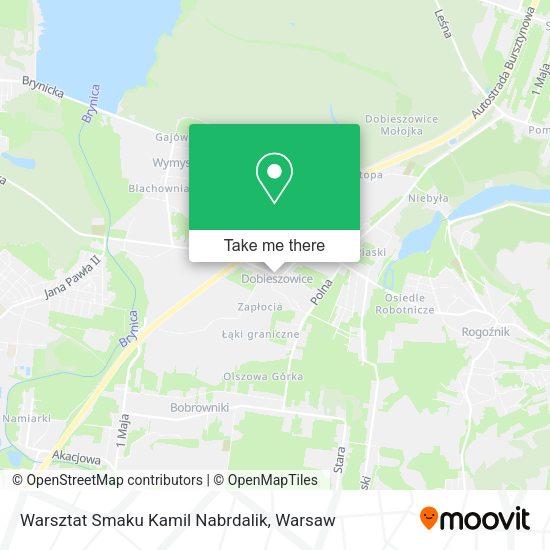 Warsztat Smaku Kamil Nabrdalik map