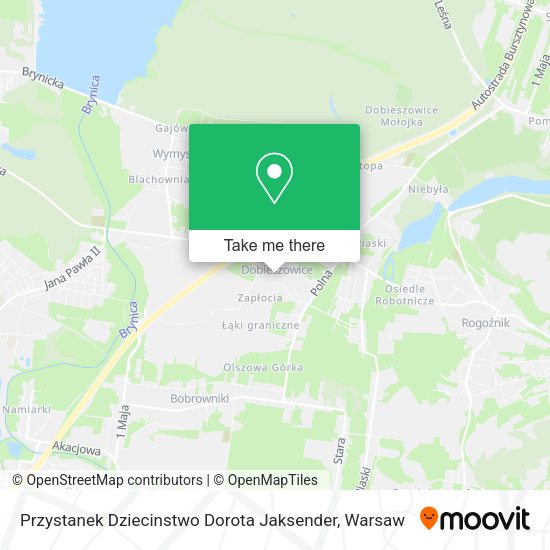 Przystanek Dziecinstwo Dorota Jaksender map