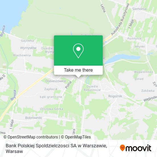 Bank Polskiej Spoldzielczosci SA w Warszawie map