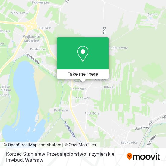 Korzec Stanisław Przedsiębiorstwo Inżynierskie Inwbud map