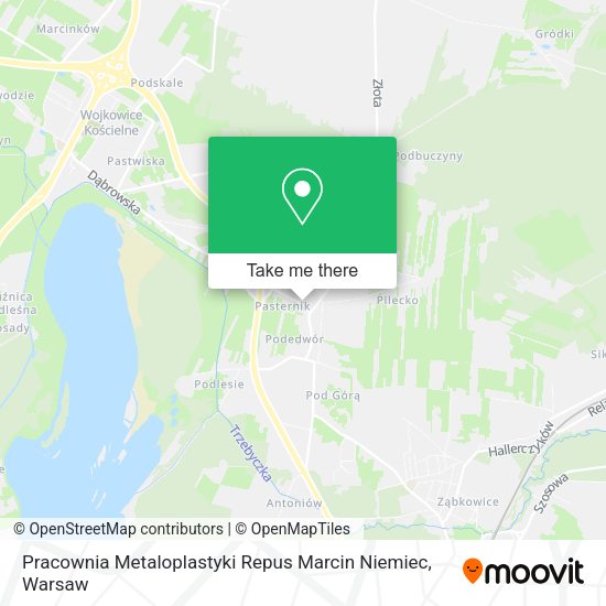 Pracownia Metaloplastyki Repus Marcin Niemiec map