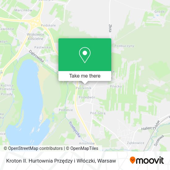 Kroton II. Hurtownia Przędzy i Włóczki map